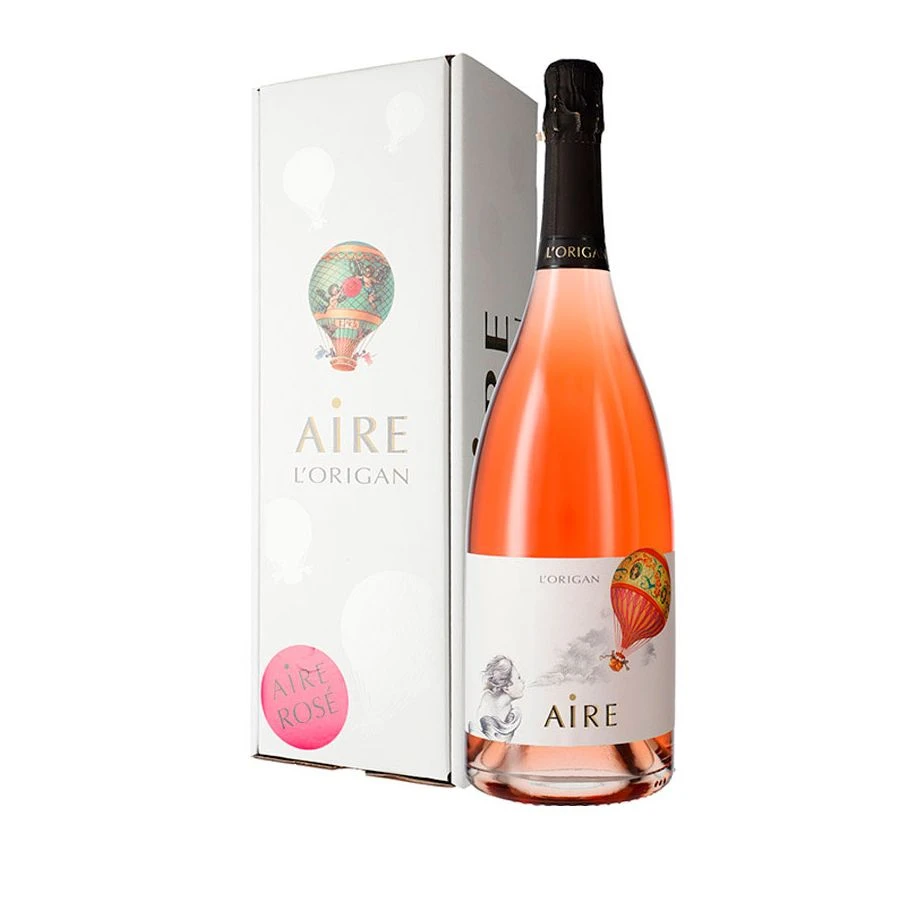Aire Rosé Brut Nature 2019 Magnum Estuche 3 Aire Rosé Brut Nature 2019 Magnum Estuche